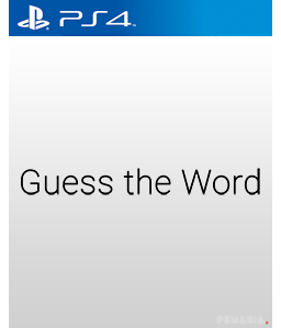 Guess the Word PS4