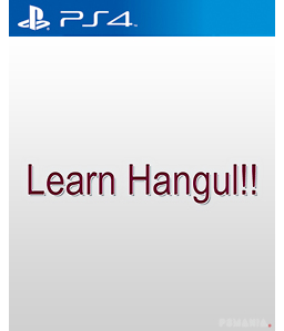 Learn Hangul!! PS4