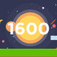 Accumulate 1600 points in total