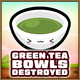 Green tea bowls destroyed