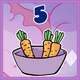 5 carrots