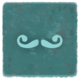 Cupid bow moustache