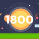 Accumulate 1800 points in total